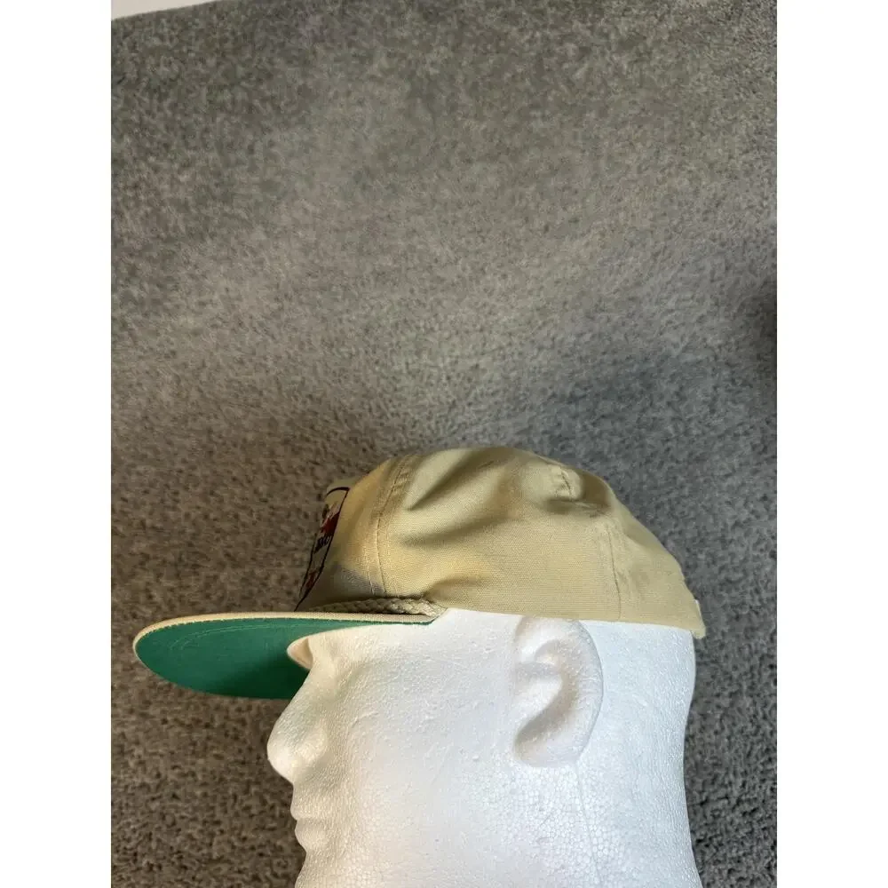 VTG Wyoming Centennial Hat Cap Strap Back Mens One Size Beige Imperial Headwear